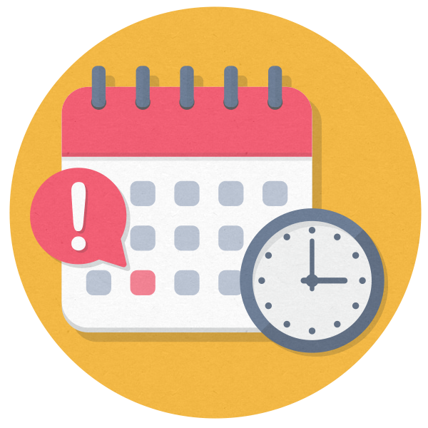 Agenda calendar clock alert