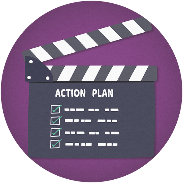 Clapper board - action plan